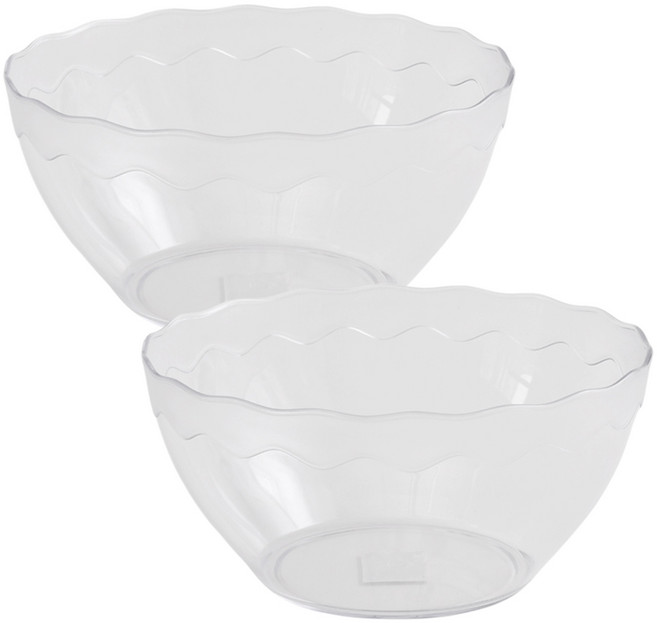 가벼운 투명 내열 대용량 멀티 믹싱볼, 단품, 2개