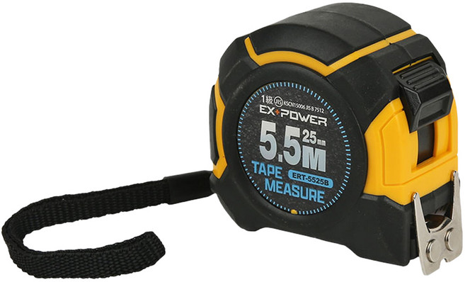 이엑스파워 고무 줄자 ERT-5525B 5.5m x 25mm, 1개