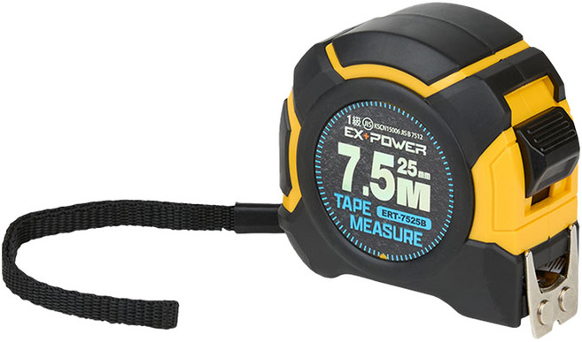 이엑스파워 고무 줄자 ERT-7525B 7.5m x 25mm, 1개