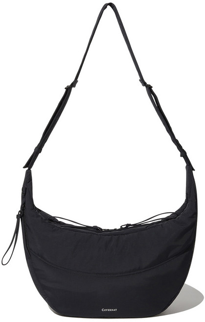 커버낫 남여공용 어센틱 로고 패디드 크로스백