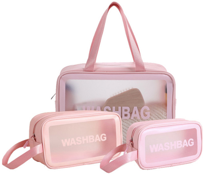 뷰레이터닷컴 투명 방수 여행용 파우치 3종세트