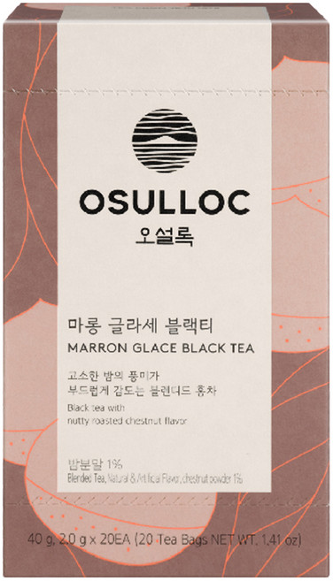 오설록 마롱 글라세 블랙티, 2g, 20개입, 1개