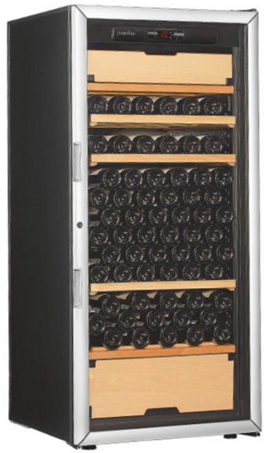 유로까브 아르테비노 와인냉장고 방문설치 151병, 블랙 + 실버, CSAR3T151GD