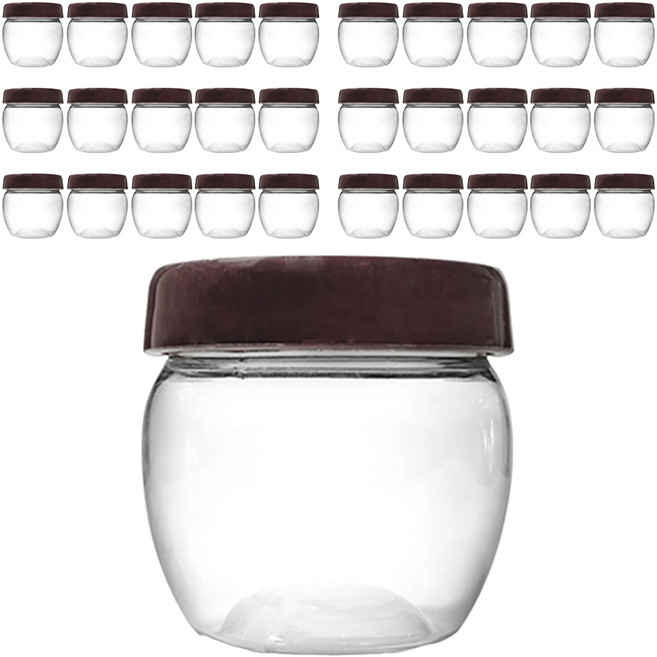 대경 단지 페트 용기 100g + 대림캡 세트, 50세트, 용기 50p + 캡 50p