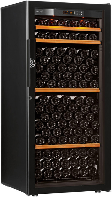 유로까브 퓨어 와인냉장고 방문설치 166병, 블랙, ECPU1T166FGA