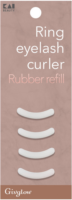 카이 아이래쉬컬러 뷰러 리필 고무 4p, 흰색, 1개