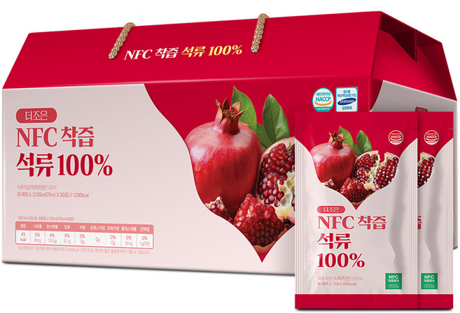 더존건강 더조은 NFC착즙 석류 100, 70ml, 30개