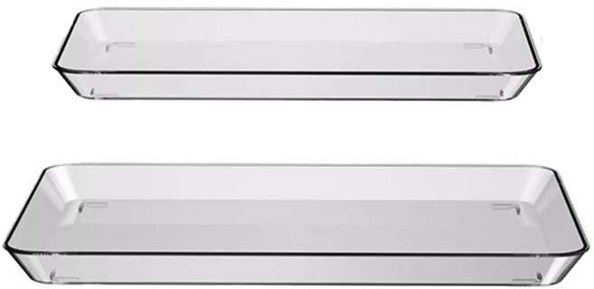 사각 트레이 쟁반 2종 세트, 1세트