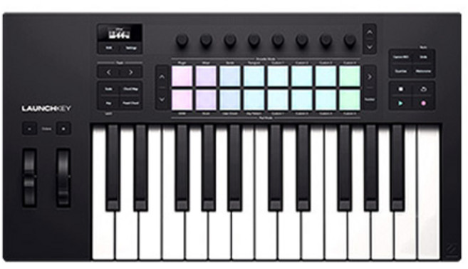 노베이션 런치키 25 마크4 미디 컨트롤러, Launchkey 25 Mk4, 혼합색상, 1개