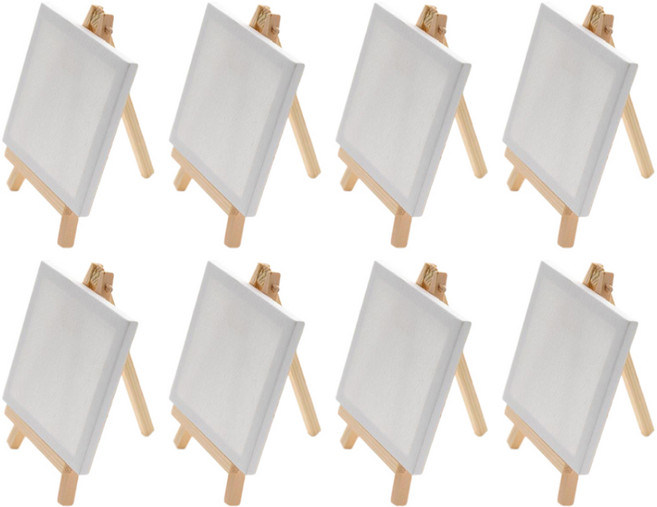 코히모 이젤 캔버스 8p + 우드 8p 세트 4W494