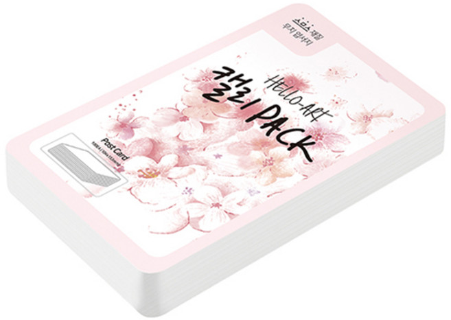 종이문화 헬로우아트캘리팩 두꺼운 스므스 엽서 200g 30 스노우화이트, 104 x 153 mm, 100개