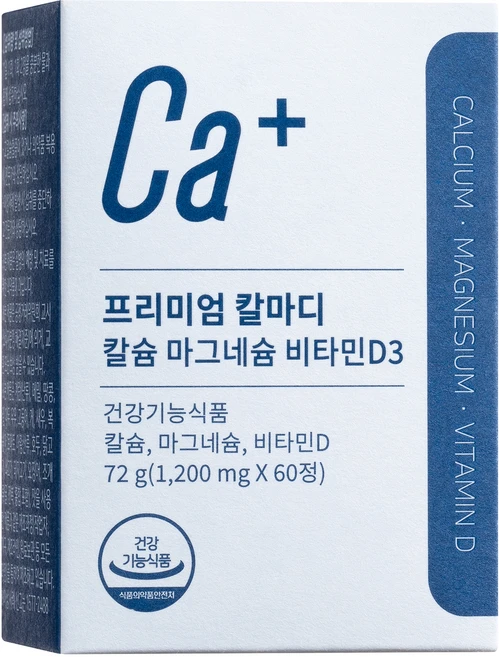 뉴트리모어 프리미엄 칼마디 칼슘 마그네슘 비타민D3 72g, 60정, 1개 - 쿠팡