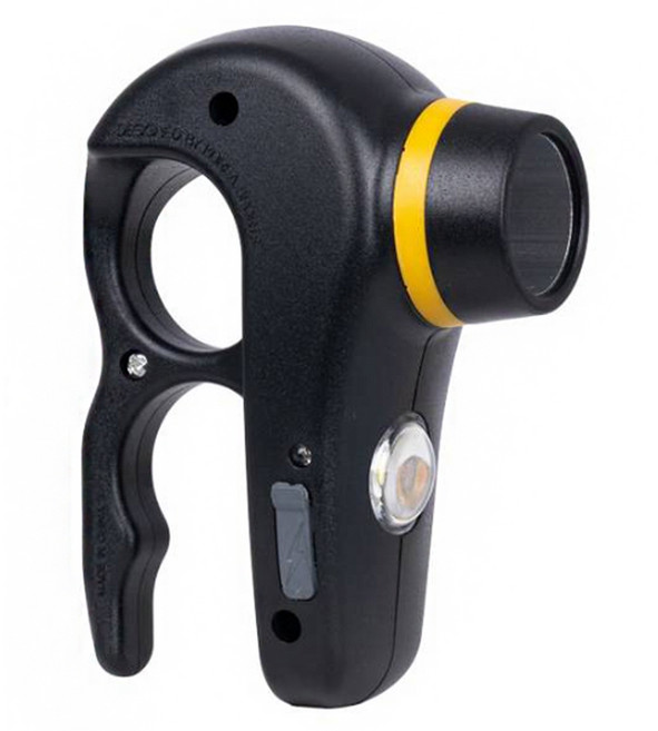 아이워너 핑거그립 충전식 전자 호루라기, 블랙, 1개