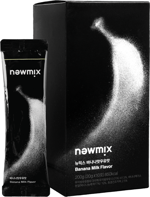 뉴믹스 바나나 우유맛 커피믹스, 1개, 10개입, 20g
