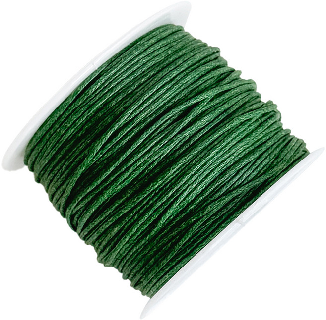 핸즈픽 왁스 포장끈, 딥그린, 1개