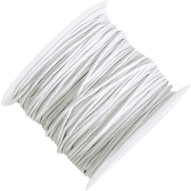 핸즈픽 왁스 포장끈, 화이트, 1개