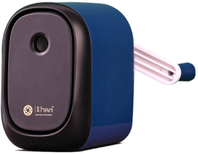 일상속반짝 데스크 연필깎이, 블루, 1개