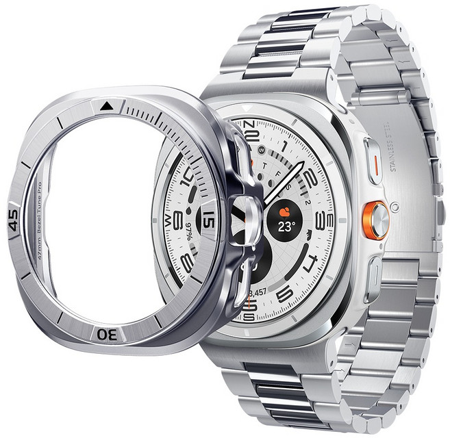 슈피겐 베젤링 케이스 베젤튠 프로 파일럿, 실버, 1개