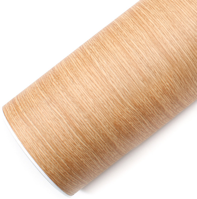 인필 현대시트 무늬목 우드 몰딩 인테리어필름 WD335, 베이지 + 브라운, 폭 20cm x 길이 20m