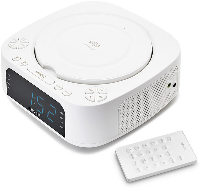 아이리버 Clock CD플레이어, IAB60, White