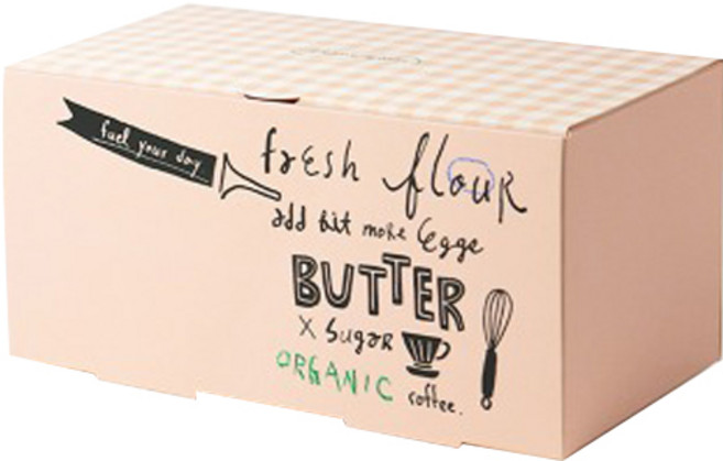 헬로우모리스 제빵사의 롤케익 박스 1호, 7개, 혼합색상