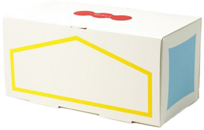 헬로우모리스 옐로우 라인 롤케익박스 1호, 혼합색상, 7개