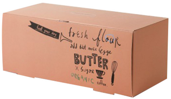 헬로우모리스 제빵사의 롤케익 박스 2호, 혼합색상, 7개