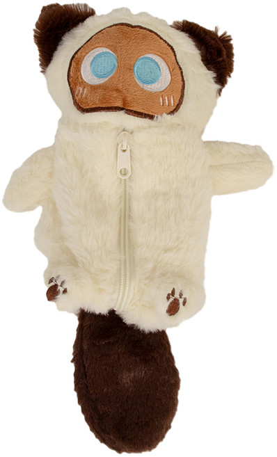 아트조이 눈땡글 고양이 필통 파우치, 1개, 샴