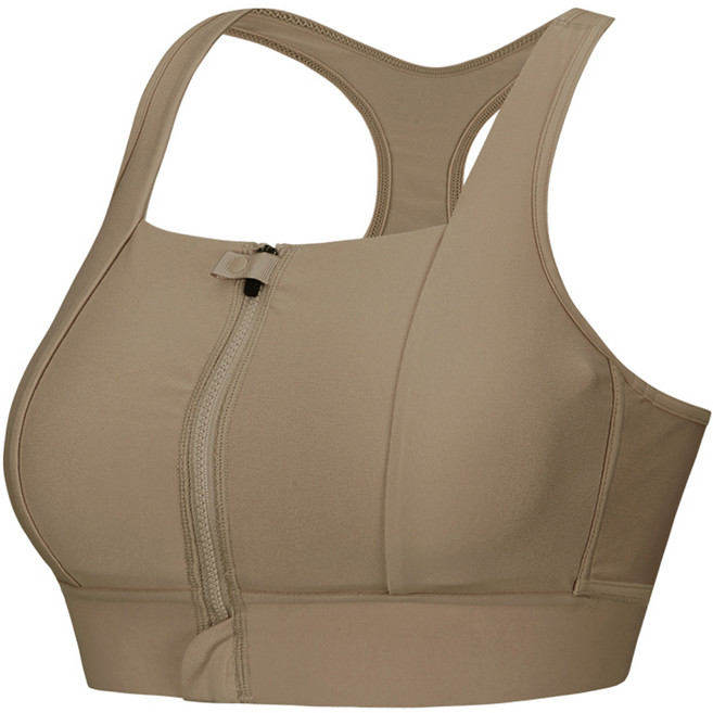 컴포트랩 하이 서포트 스퀘어 집업 스포츠브라