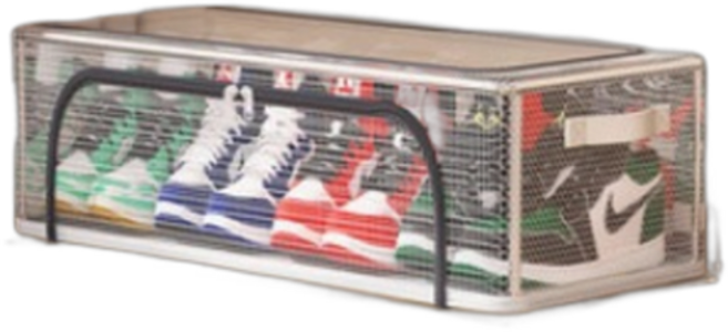 스카위즈 접이식 투명 신발 정리함 3호 40 x 30 x 21 cm, 1단