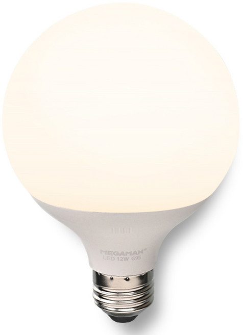 메가맨 비츠온 LED 볼구 숏타입 12W, 주백색, 1개