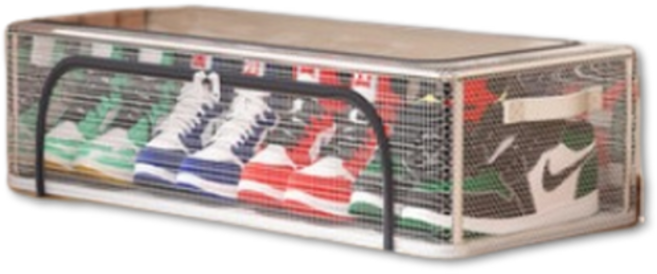 스카위즈 접이식 투명 신발 정리함 4호 60 x 30 x 21 cm, 1단