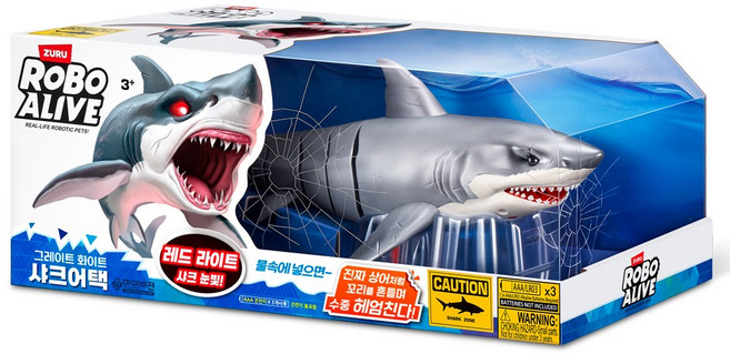로보얼라이브 아이비젼 샤크 인형, 160mm, 혼합색상, 1개