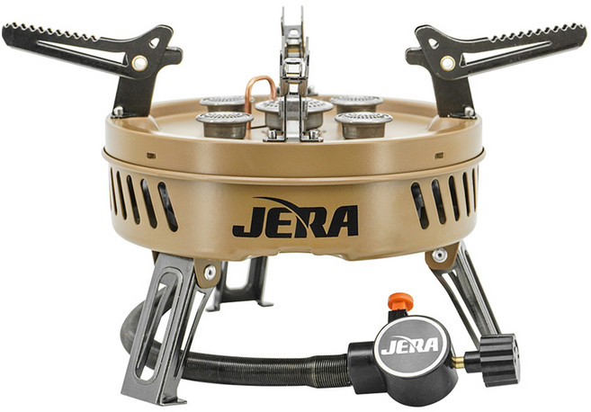 제라 메인스토브 5구 고화력 캠핑버너 JB-105, 탄, 1개