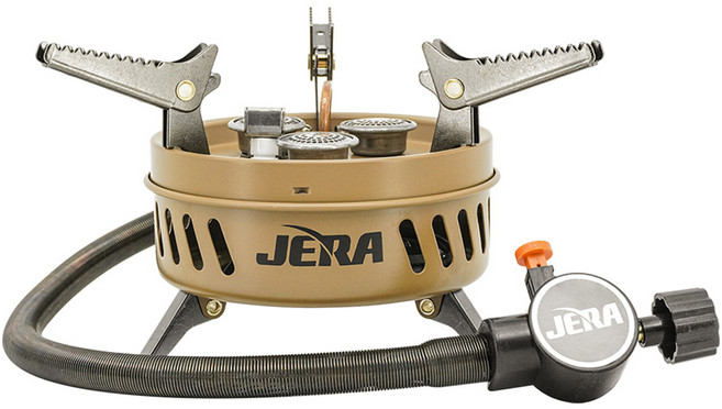 제라 서브스토브 3구 휴대용 캠핑버너 JB-103, 1개, 탄