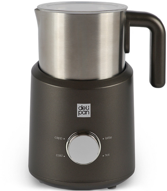 델리팬 전동 우유거품기 DEL-MF700 밀크프로더 분리형, DEL-MF701, 카키그레이