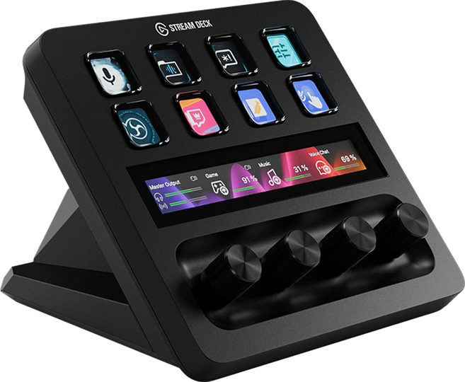 엘가토 오디오 디지털 믹싱 인터페이스, Elgato Stream Deck + XLR, 혼합색상