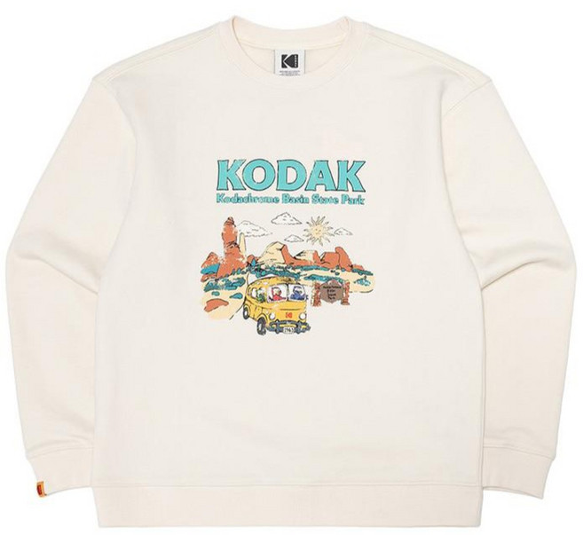 코닥어패럴 아동용 트립 그래픽 맨투맨