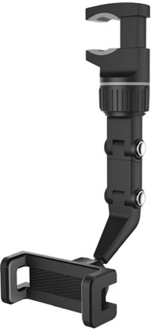 다연경 다기능 360도 회전 각도조절 휴대폰 거치대, 블랙 + 그레이, 1개