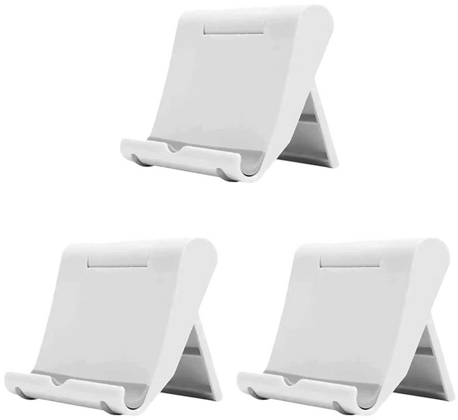 다연경 탁상용 각도 조절 다용도 스탠드 거치대, 화이트, 3개