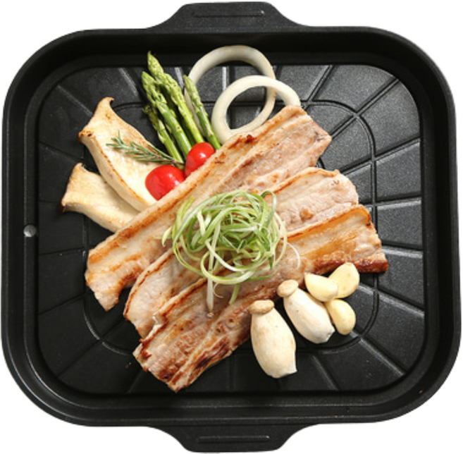 셰프라인 인앤아웃 사각 구이팬, 30cm, 1개
