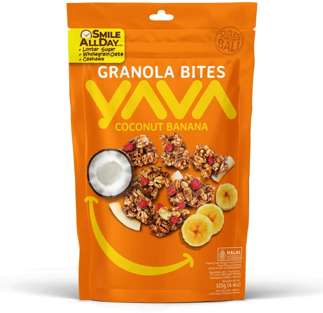 야바 그래놀라 바이트 코코넛바나나, 125g, 1개 - 쿠팡