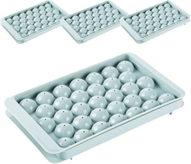 셀렉투유 동글 동글 얼음틀, 하늘색, 4개