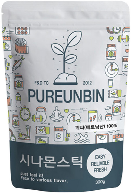 푸른빈 시나몬 스틱, 300g, 1개