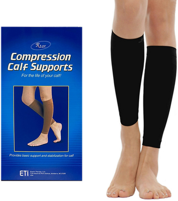 렉스타 B505번 강압 압박스타킹 검정, 1개, 종아리/무릎형