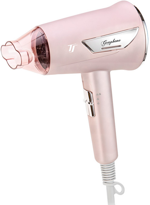 達新牌 石墨烯遠紅外線水潤負離子吹風機 TS-6880 8000萬/cm³水潤負離子 1500W, 粉色