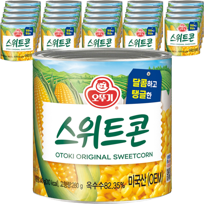 오뚜기 스위트콘 통조림, 340g, 25개