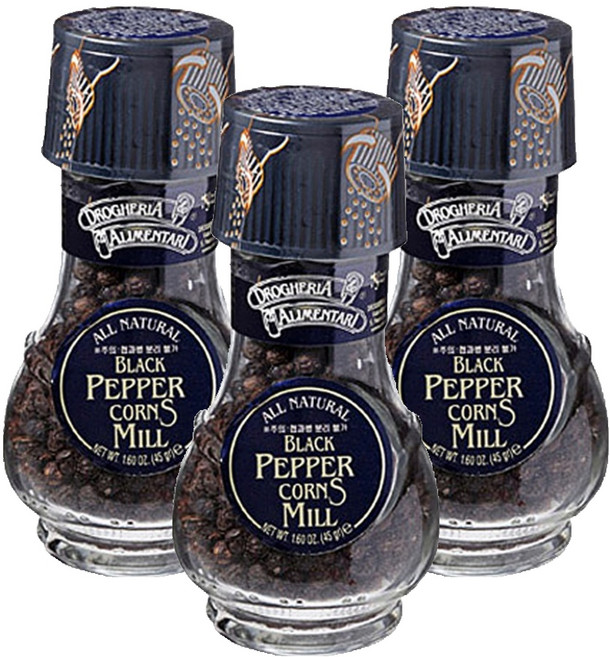 드로게리아앤알리멘타리 통흑후추밀, 45g, 3개