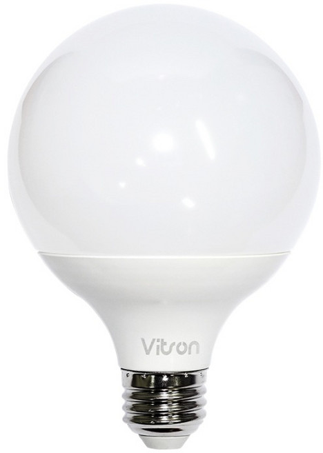 비츠온 LED 볼전구 램프 숏타입 12W, 주백색, 1개