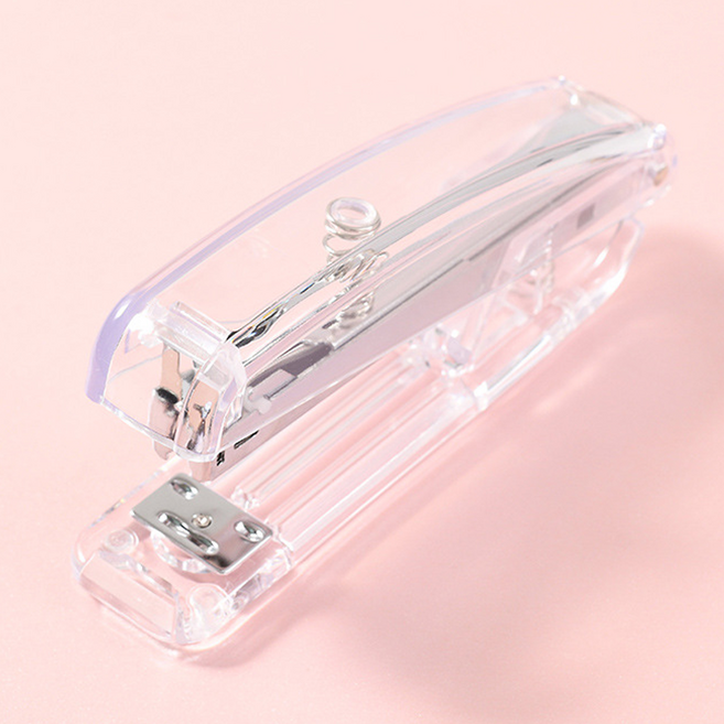 일상속반짝 스테이플러, 투명 실버, 1개